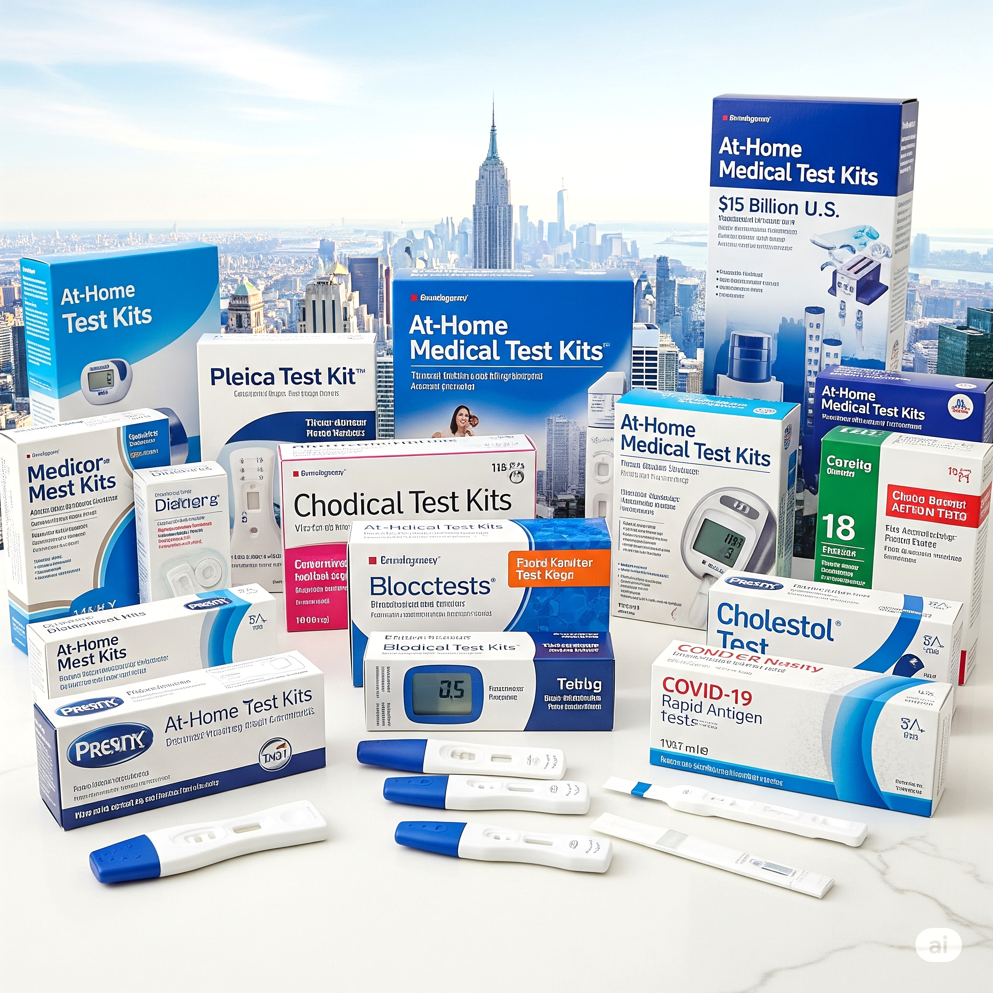 At-Home Medical Test Kits in the U.S. $15 Billion Dynamic Market with Chemical Foundations, and Strategic Outreach