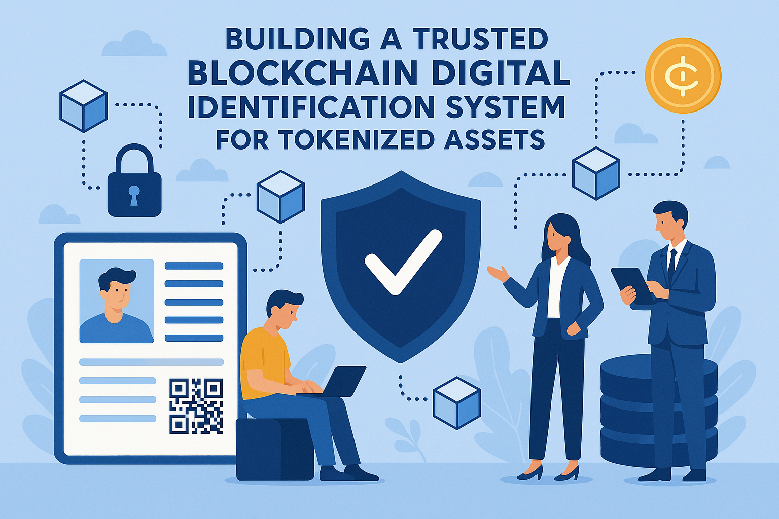 Building a Trusted Blockchain Digital Identification System for Tokenized Assets