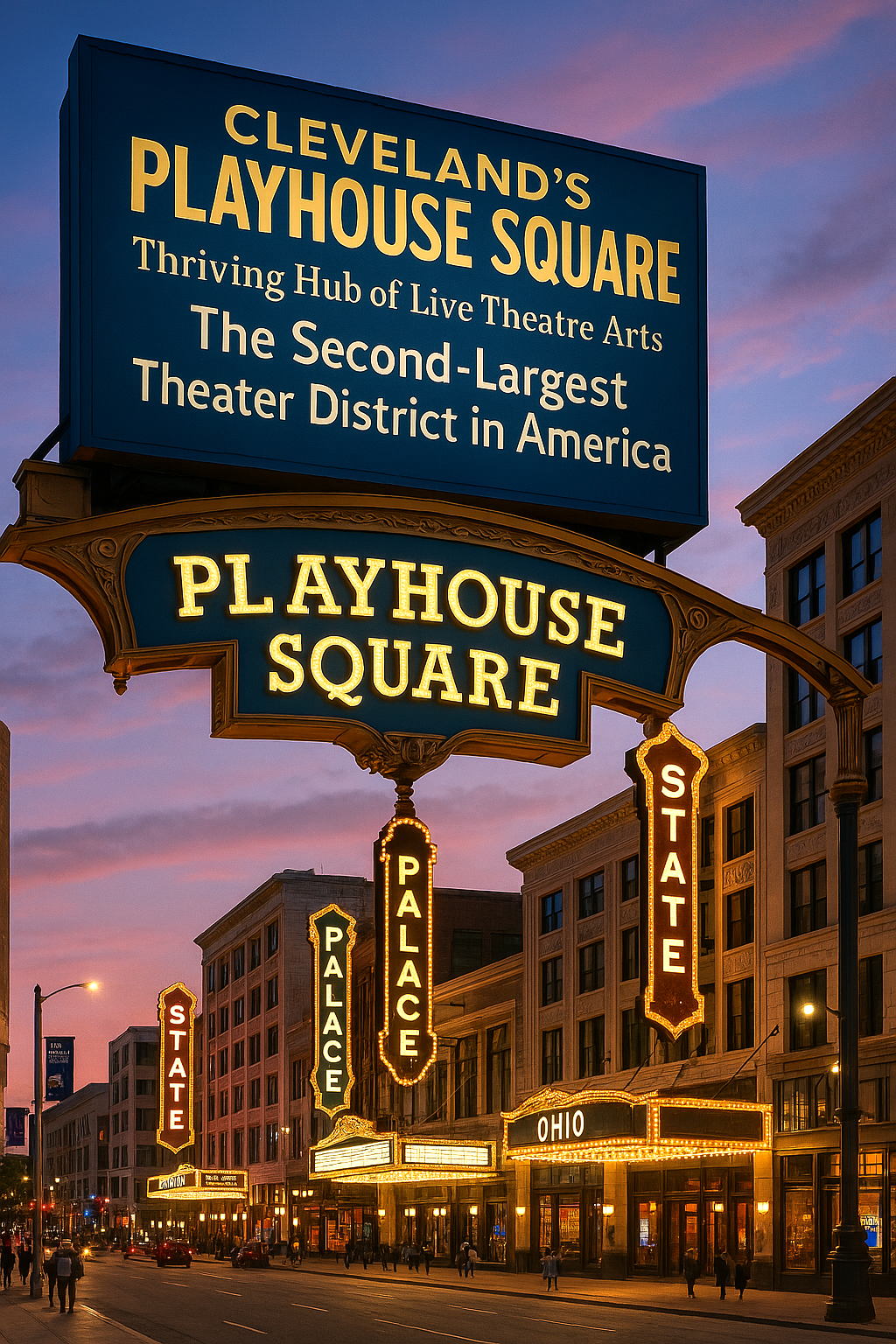 Cleveland’s Playhouse Square Thriving Hub of Live Theatre Arts the Second-Largest Theater District in America