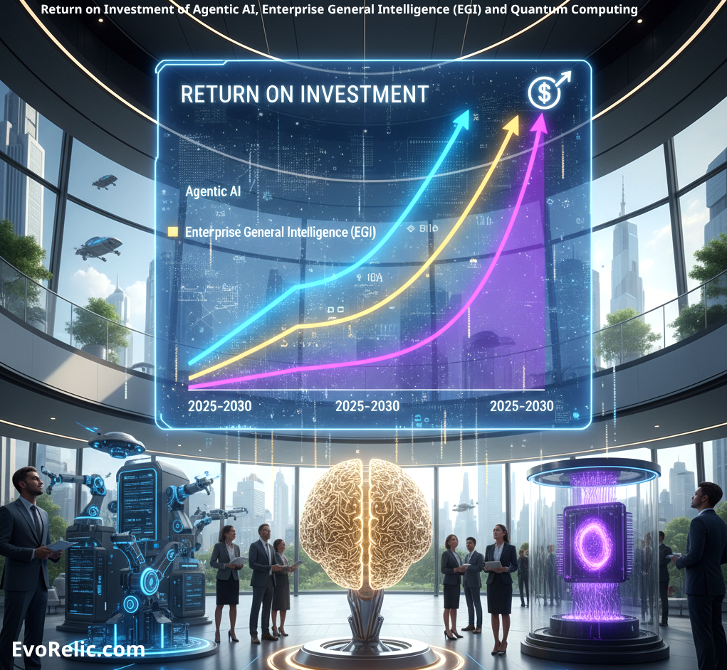 Analysis Return on Investment of Agentic AI, Enterprise General Intelligence (EGI) and Quantum Computing