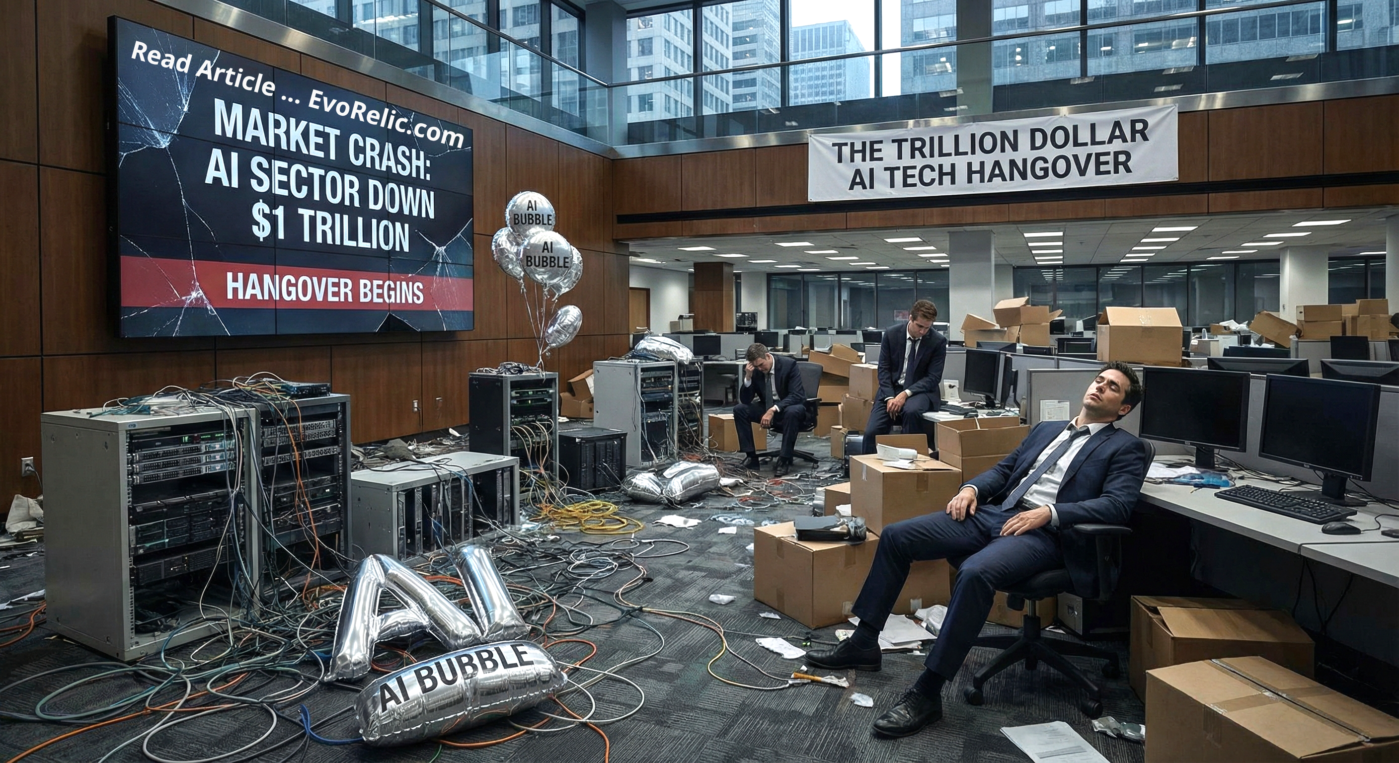 The Trillion Dollar AI Tech Hangover: Market Bubble Burst