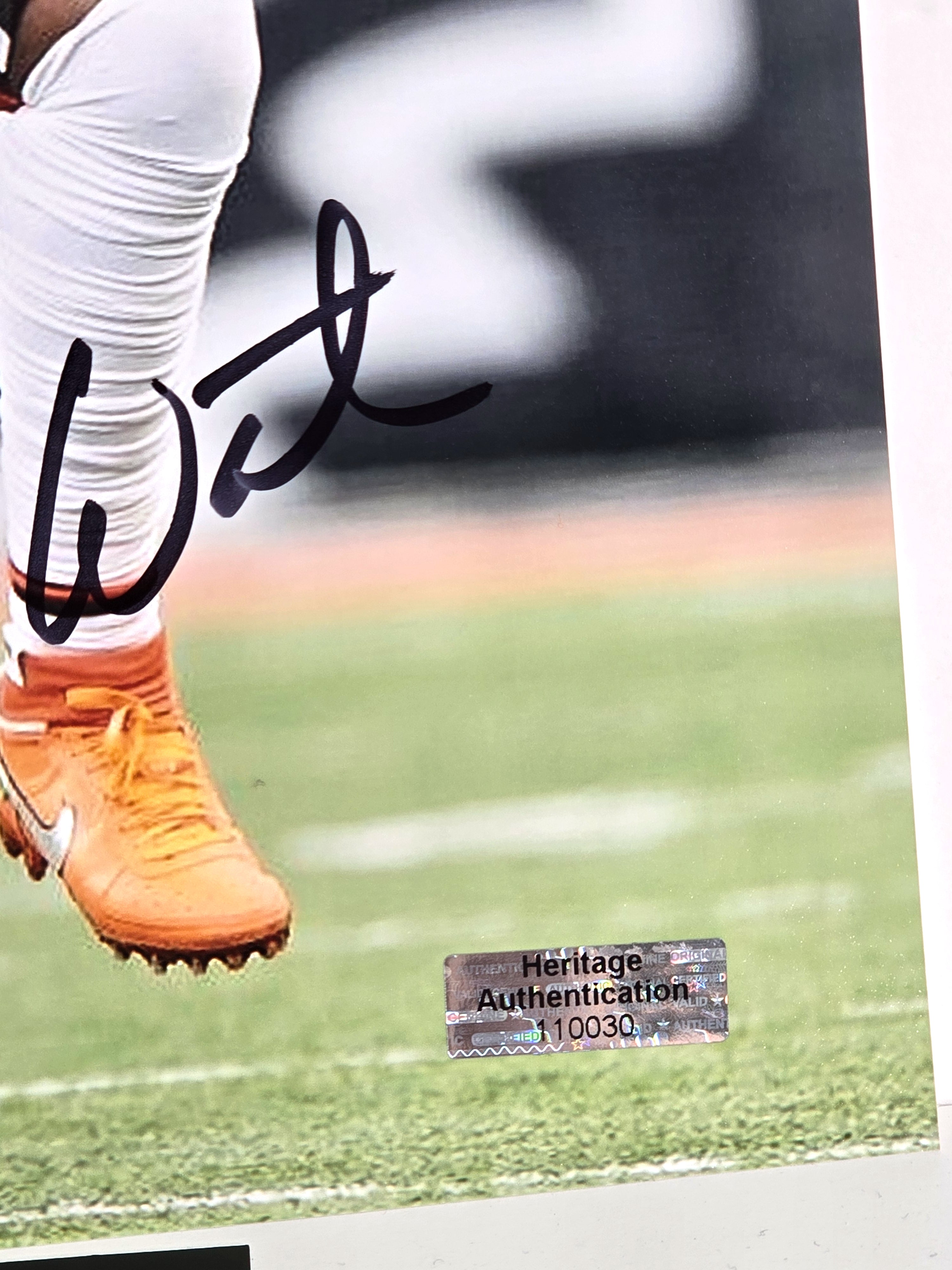 DeShaun Watson Autographed Football Photo