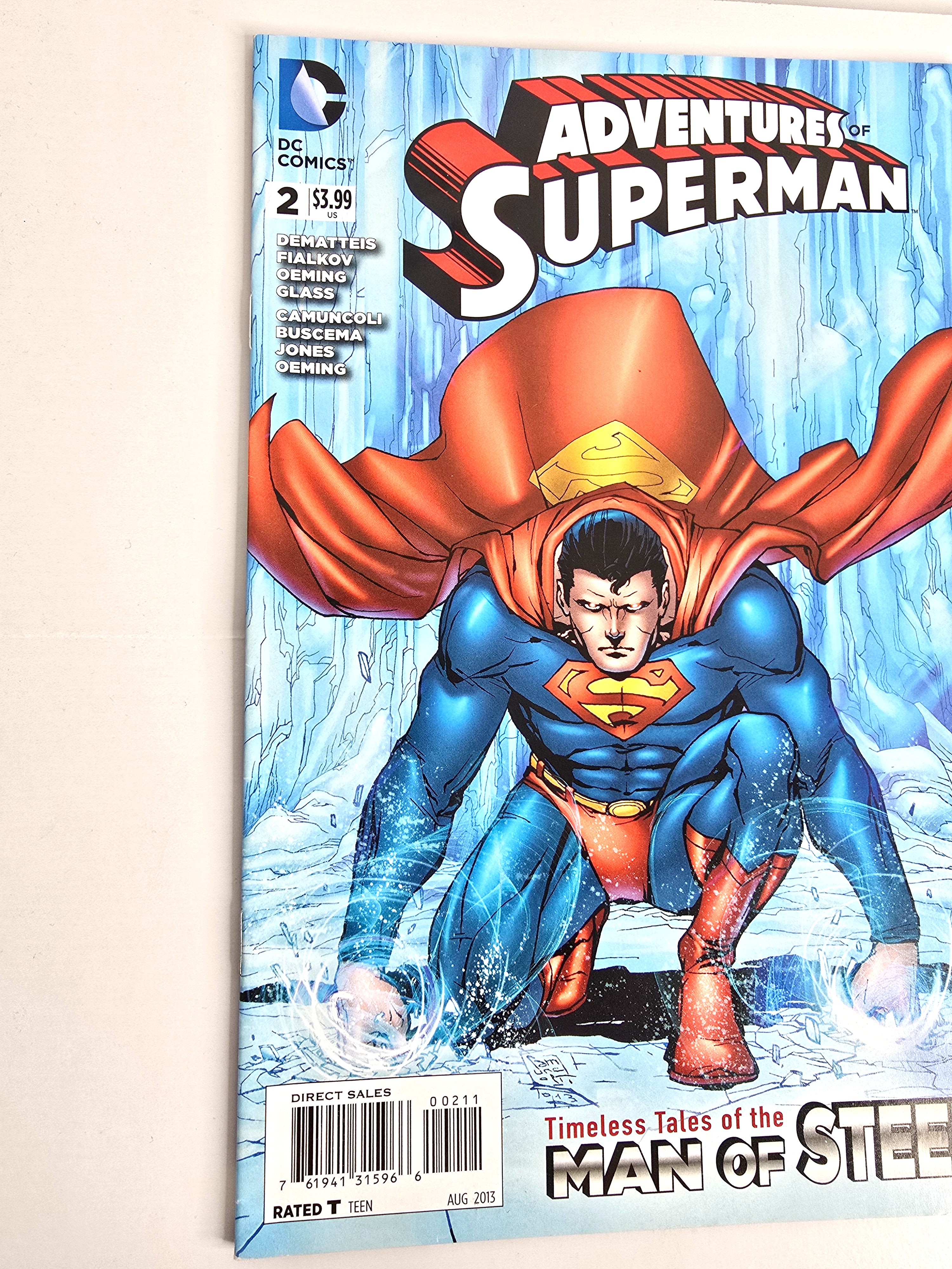 Adventures Superman Man of Steel DC Comics August 2013 No. 2