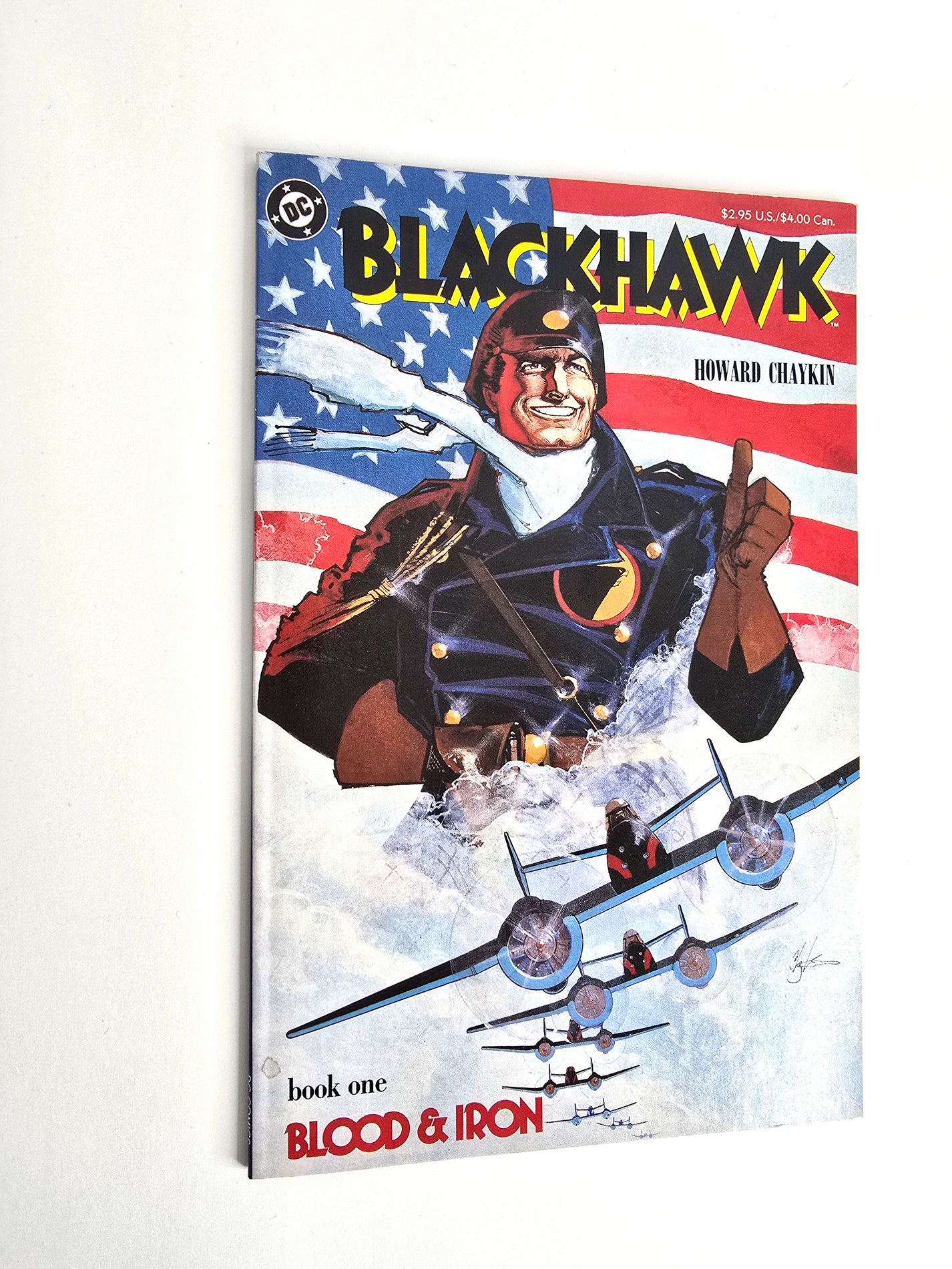 Blackhawk DC Comics Book One Blood &amp; Iron 1987 First Printing