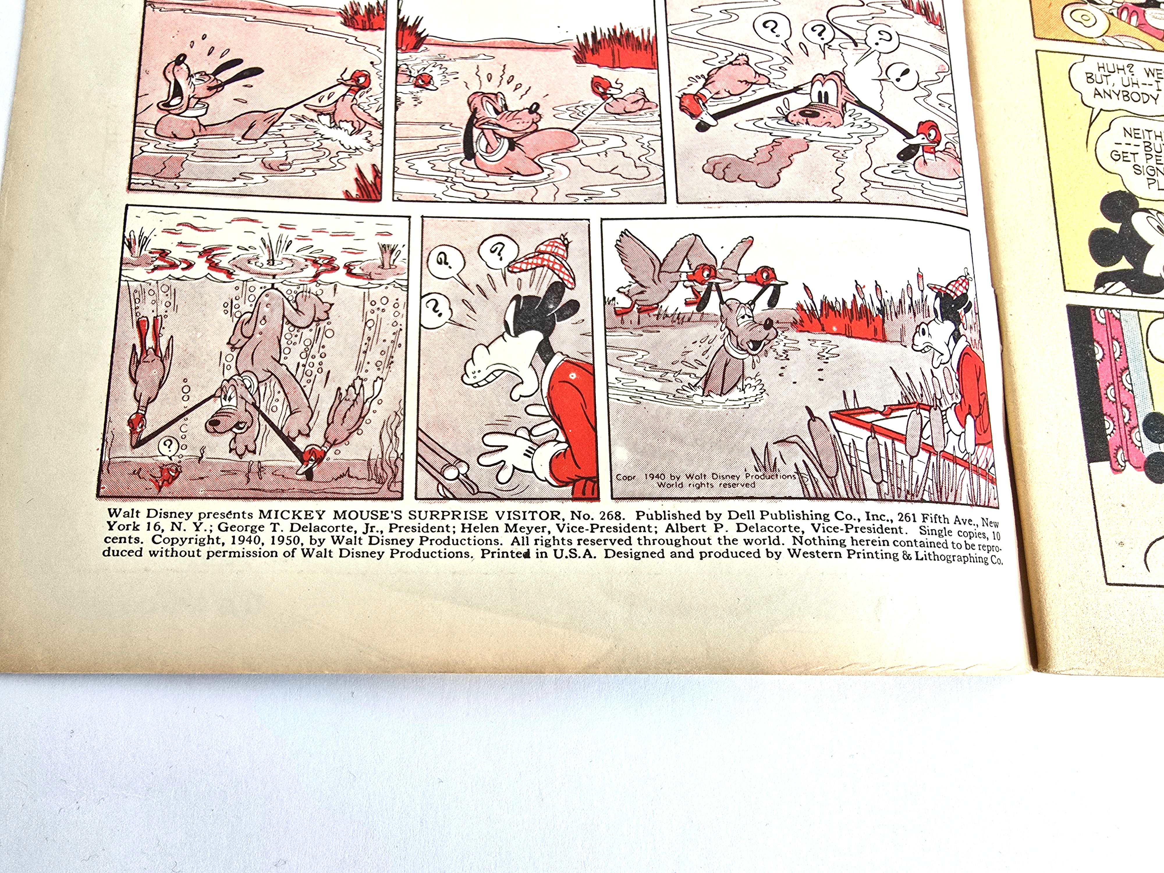 1950 Mickey Mouse's Surprise Visit No. 268