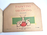 1922 Puss in Boots Painting Drawing Book Published by Saalfield 