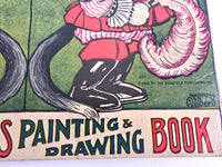 1922 Puss in Boots Painting Drawing Book Published by Saalfield 