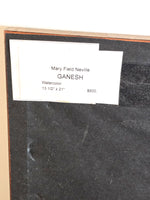 Captivating Ganesh Original Painting: A Signed Masterpiece for Your Decor