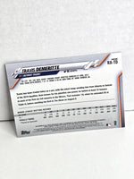 Travis Demeritte Signed Tigers Rookie Baseball Card 2020 Topps No. RA-TD