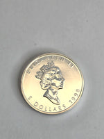 1998 Silver 1oz Canadian Maple Leaf Coin