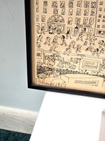 Sketch Illustration Signed by Paul Palnik, Artist Print