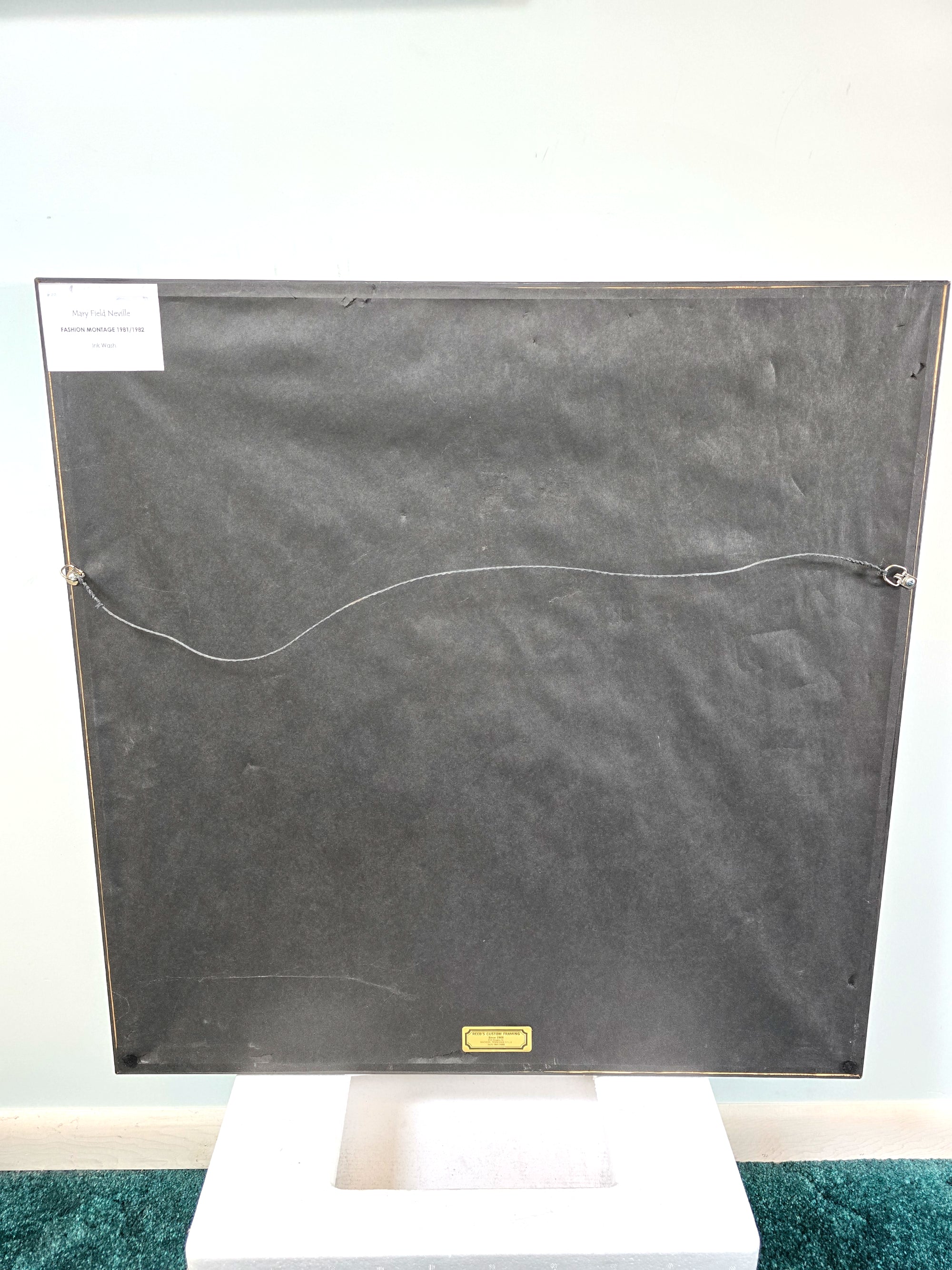 Fashion Montage Art Ink Wash Illustration