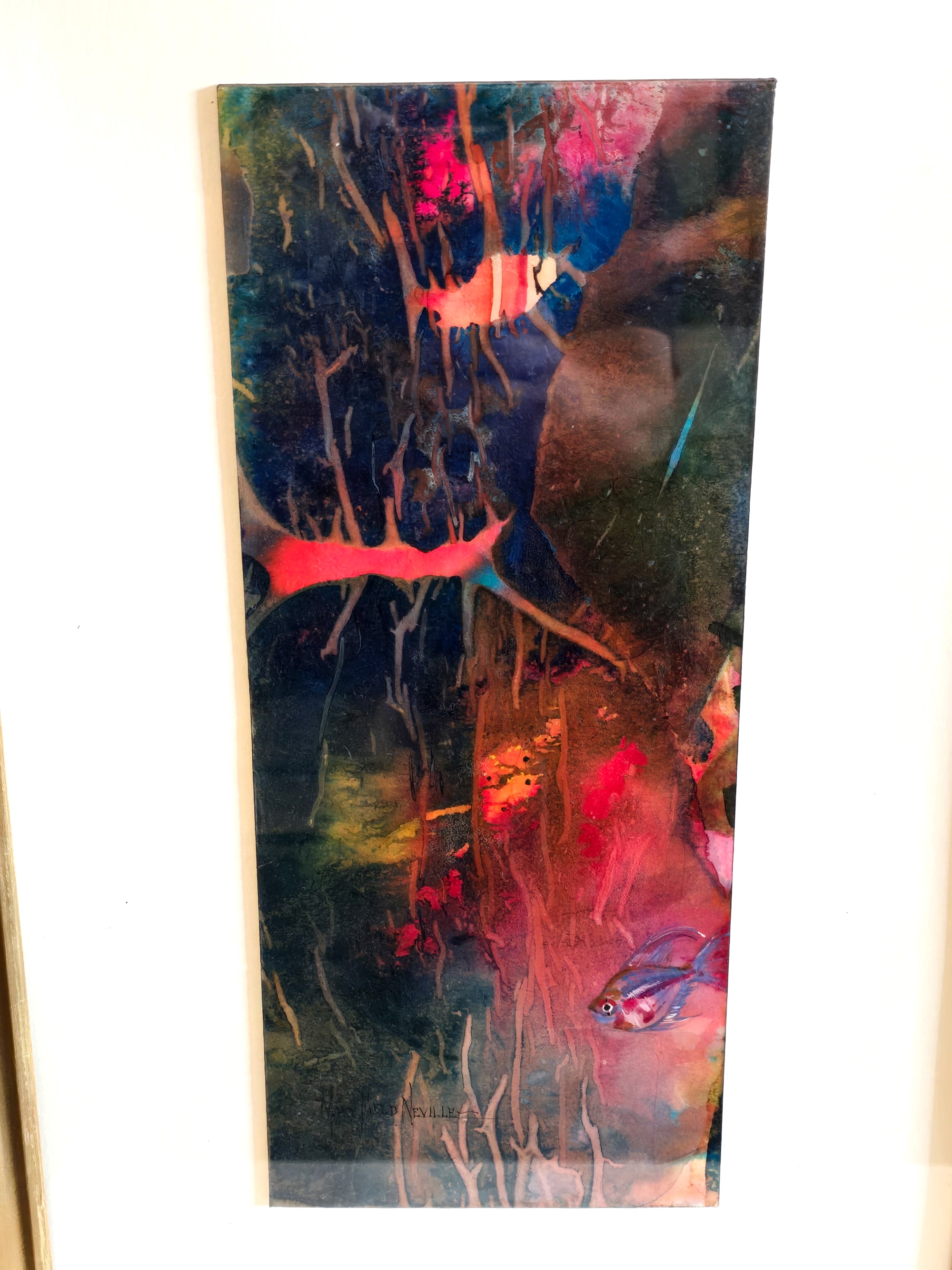 Down Deep Mixed Media Art Painting