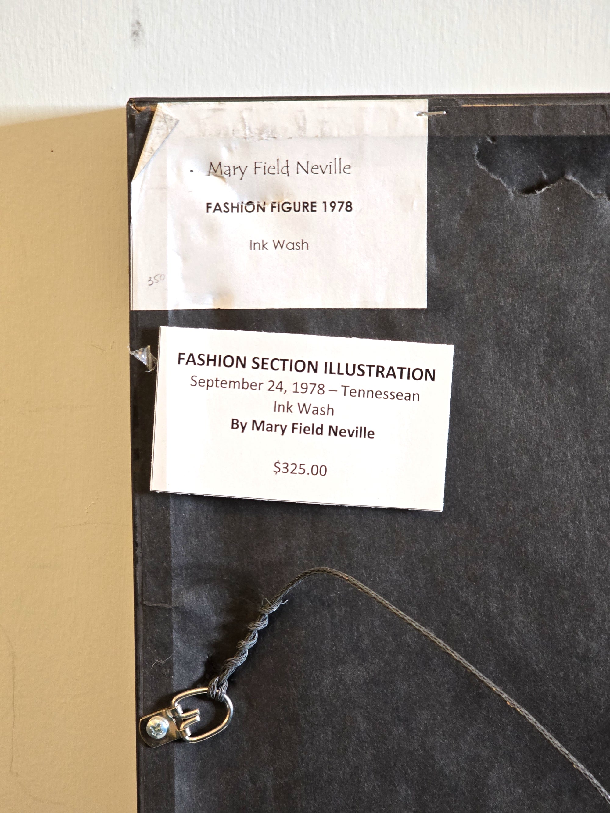 Fashion Figure 1978 Art Ink Wash