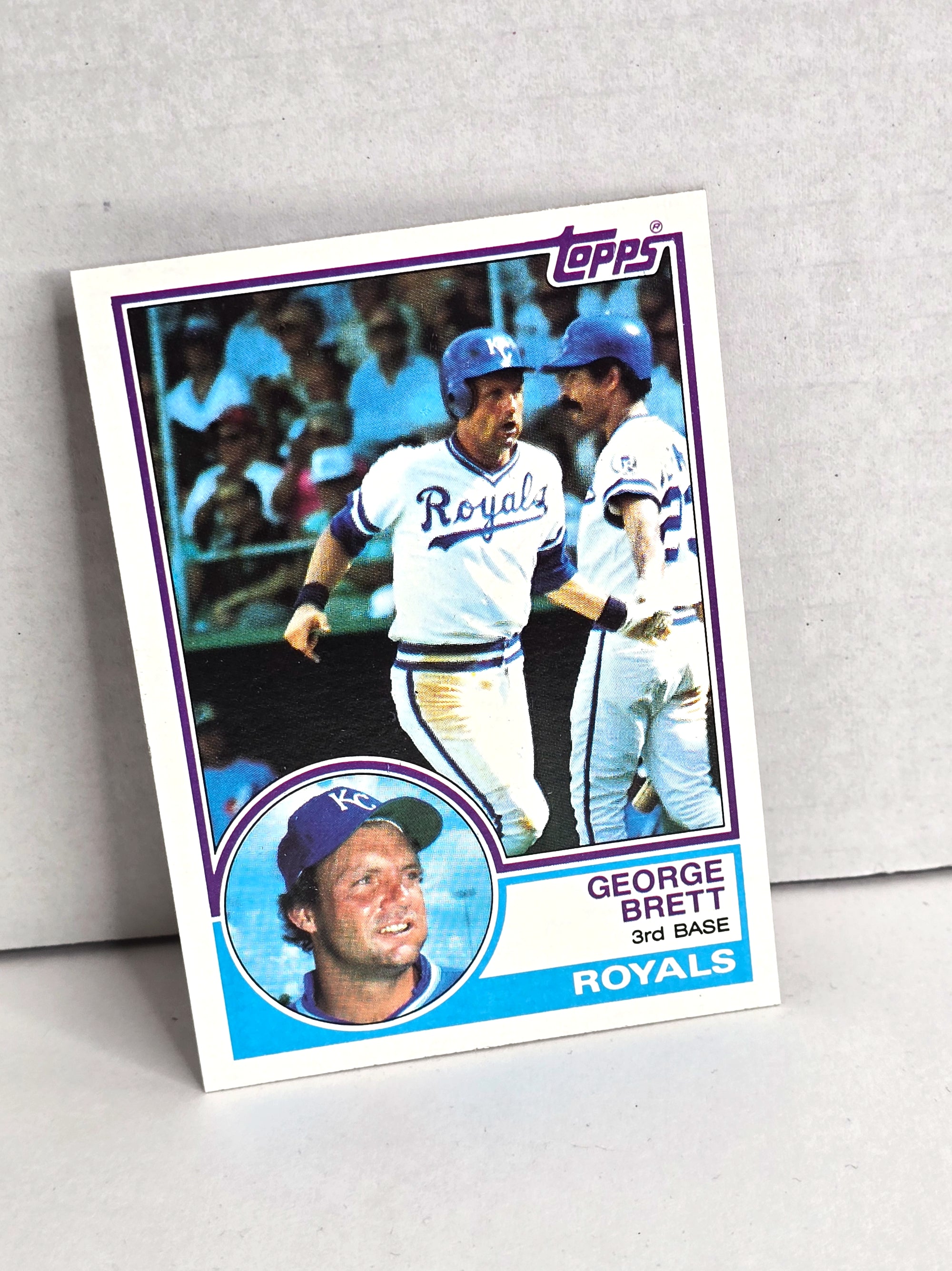 George Brett Royals Baseball Card 1983 Topps No. 600