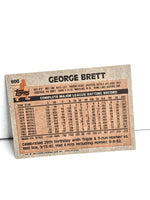 George Brett Royals Baseball Card 1983 Topps No. 600