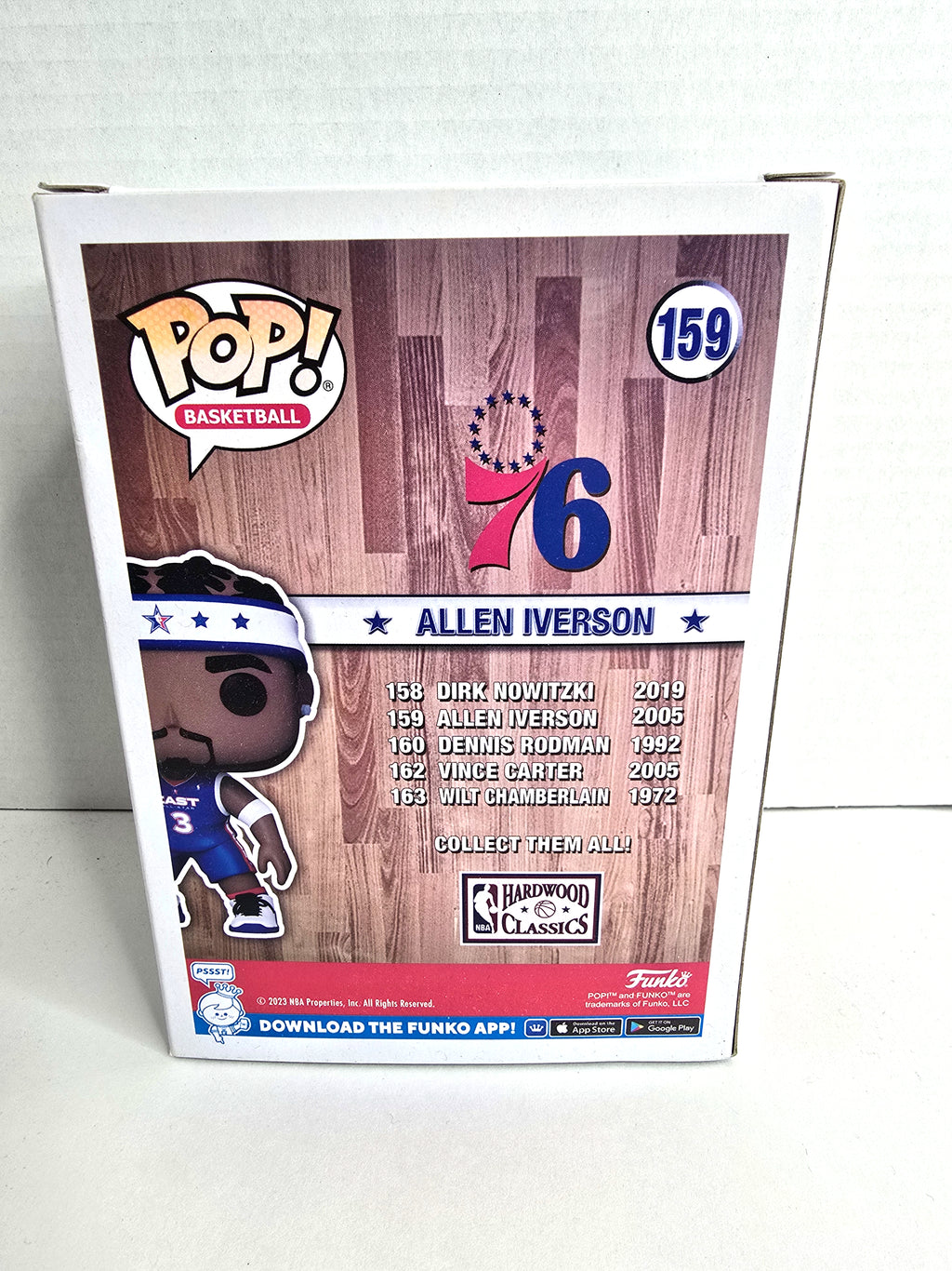 Funko Pop Allen Iverson NBA Basketball No. 159