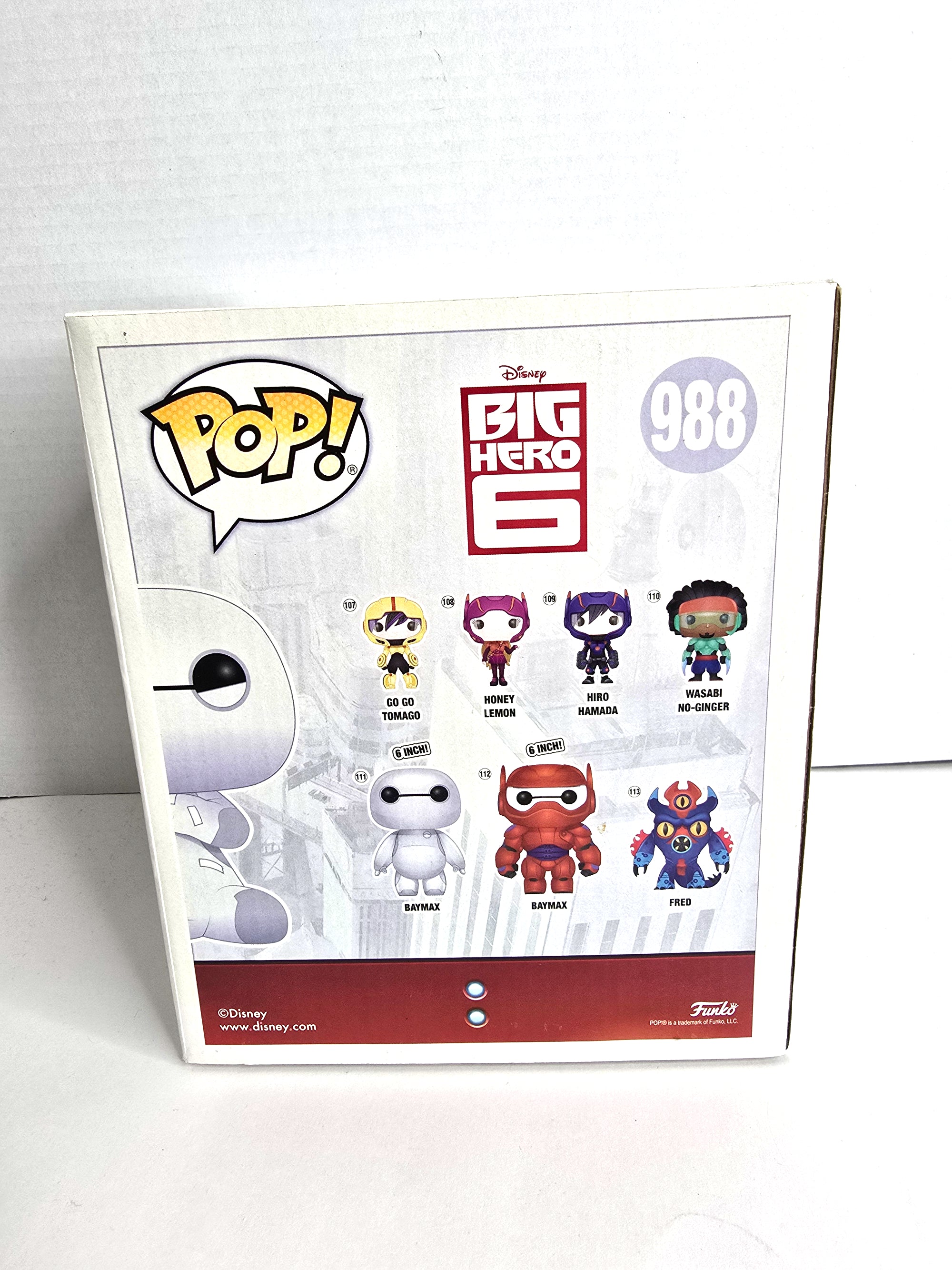 Funko Pop Disney Big Hero Baymax No. 988