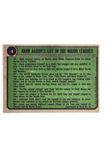 Hank Aaron Special Baseball Card 1974 Topps No. 4