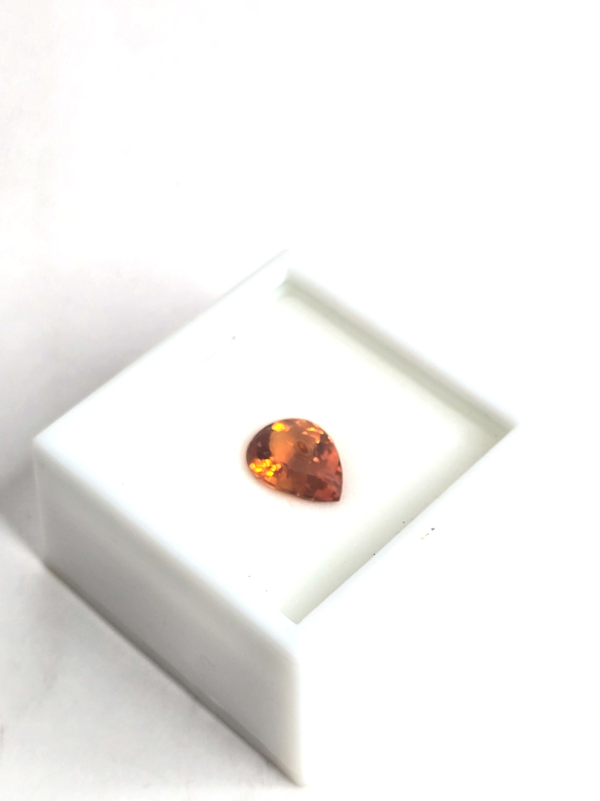 Citrine Burgundy Heart Shape Gemstone High Quality