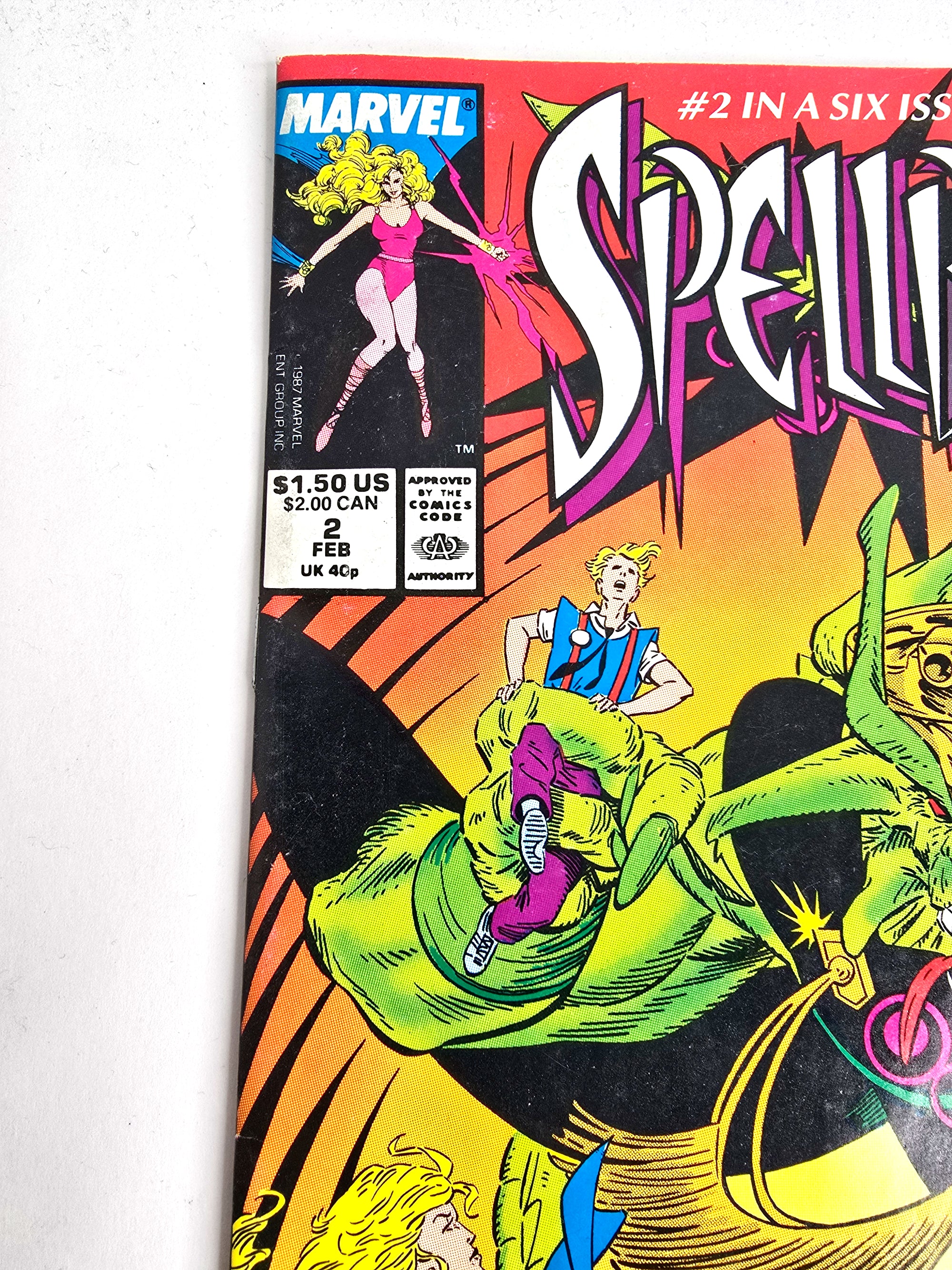 1988 Spellbound Marvel Comics February No. 2