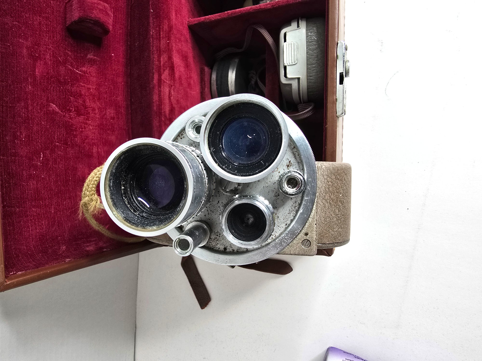 1950s Bell & Howell 8mm Movie Camera Model 134 with Case