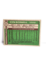 Ken Boswell Baseball Card 1976 Topps No. 379