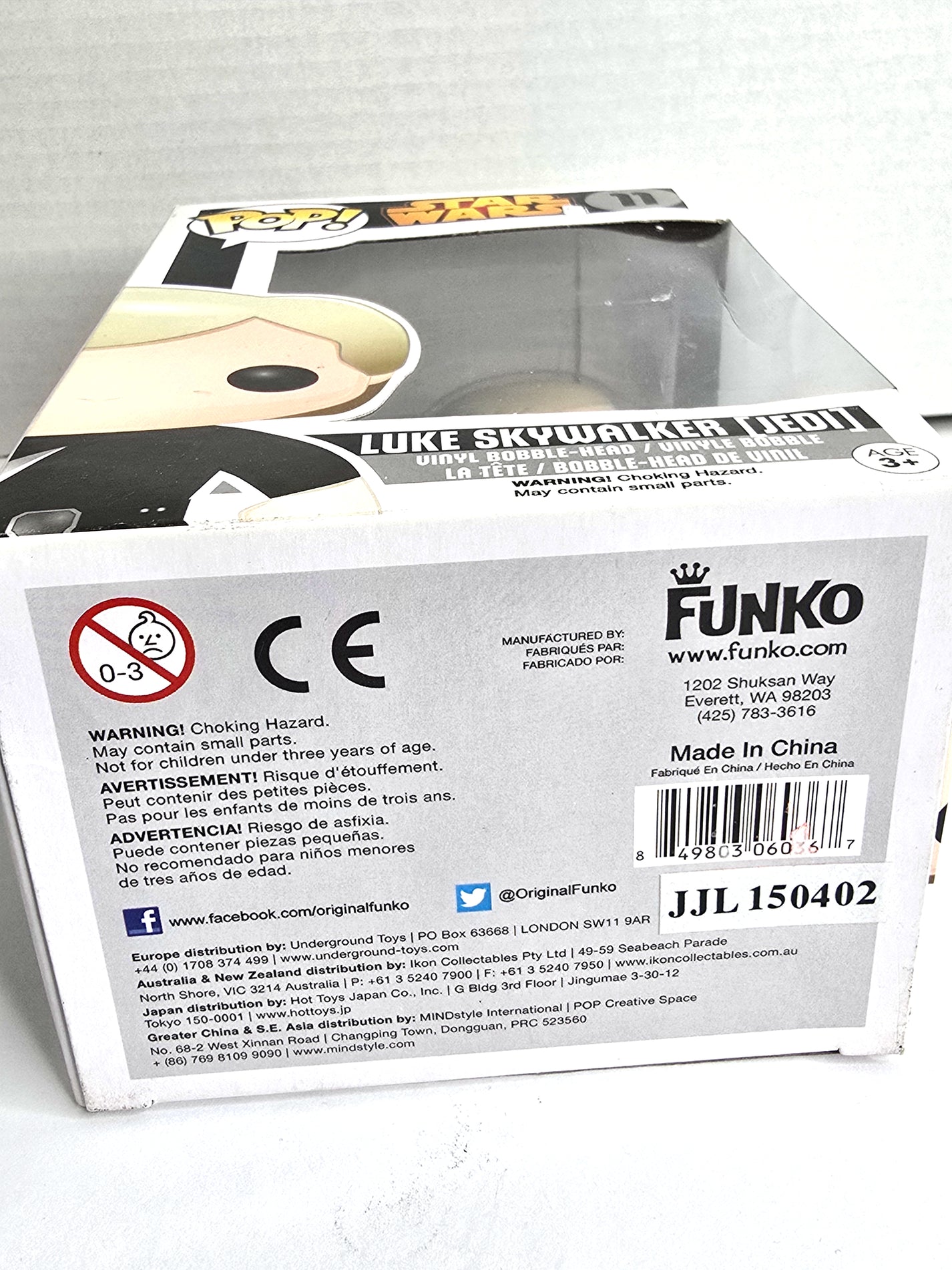 Funko Pop! Star Wars: Luke Skywalker (Jedi) #11 – Vaulted Black Box Edition