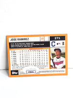 Jose Ramirez Autograph Baseball Card 2002 Topps No. 271 Signature Authenticated by JSA Certification