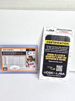 Jose Ramirez Autograph Baseball Card 2002 Topps No. 271 Signature Authenticated by JSA Certification