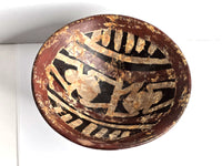 Antique pre-Columbian era Nariño Art Pottery Bowl Handmade