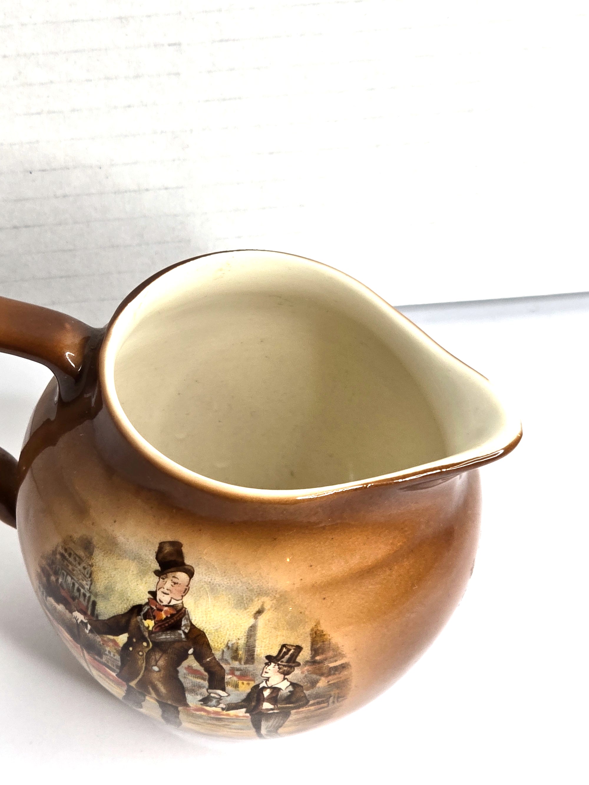 1950s Lancaster Sandland Oliver Twist Stoneware Creamer