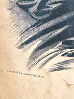 1870s Print Johnny and Lily Published by Currier & Ives New York