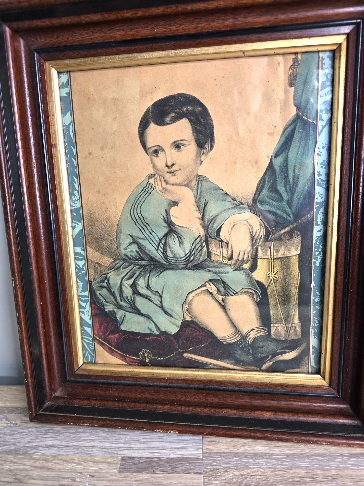Antique Mid 1800s Decor Artwork Wall Hangings