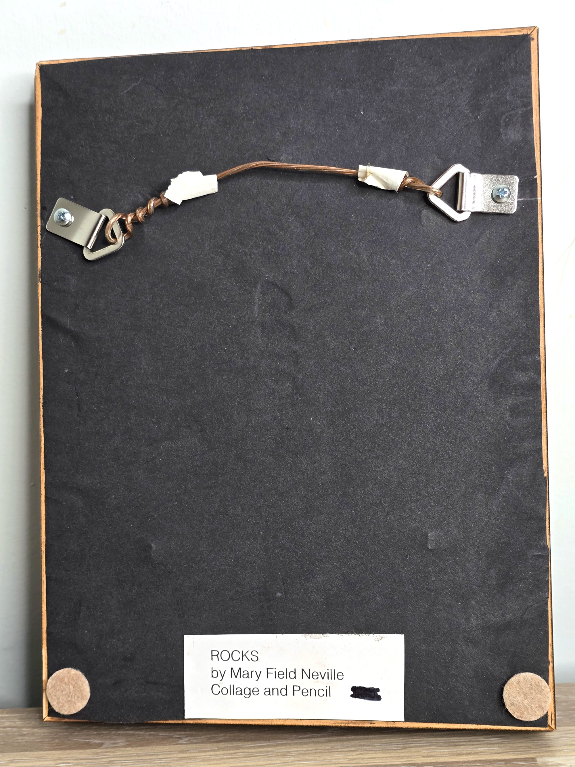 Original Fine Art "Rocks" Wall Art Framed Collectible