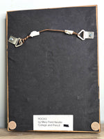 Original Fine Art "Rocks" Wall Art Framed Collectible