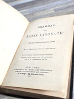 1877 Andrews & Stoddard's Latin Grammar
