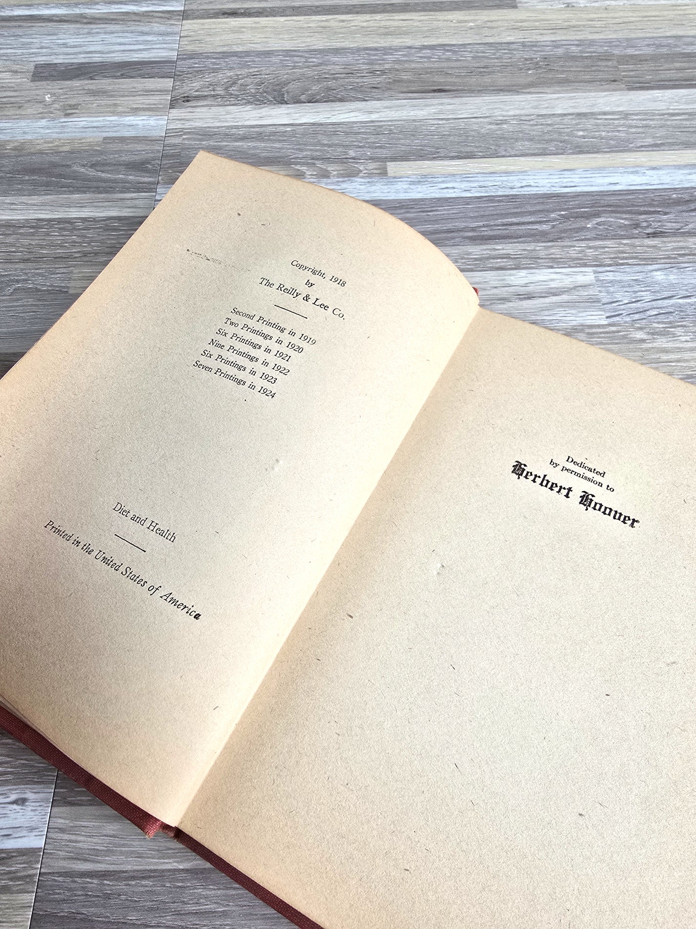1924 Diet and Health Book by Peters, MD