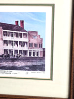 1845 The Nashville Inn Tennessee Wall Art Print by J.L. Kirchner