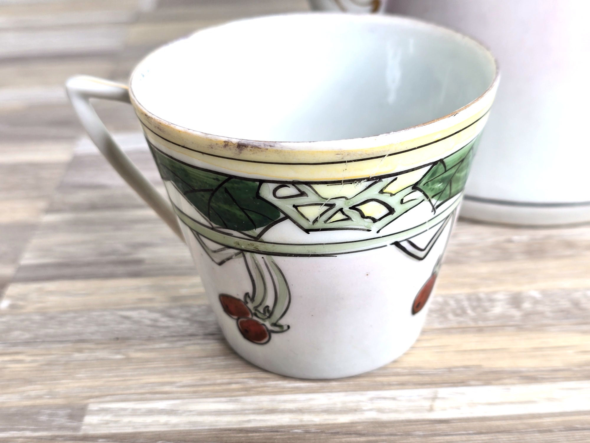 Art Nouveau German Chocolate Pot Set