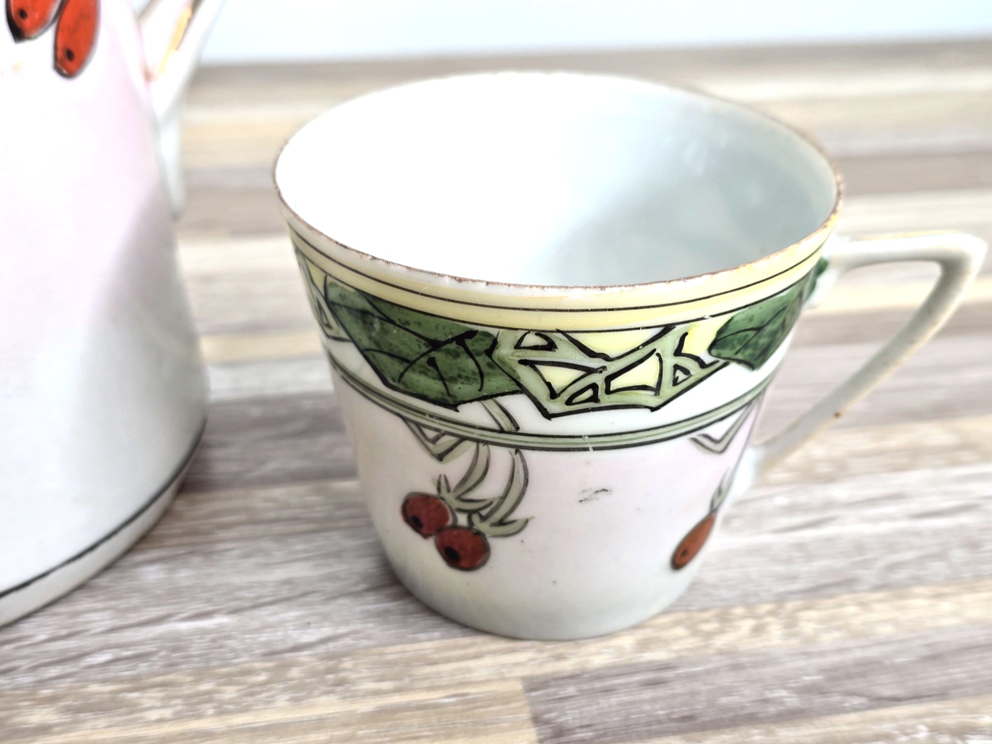 Art Nouveau German Chocolate Pot Set