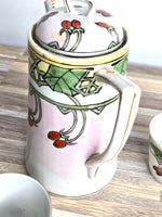 Art Nouveau German Chocolate Pot Set