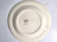 1940 Royal China Company Porcelain Plate 22k Gold Trim Hand Painted