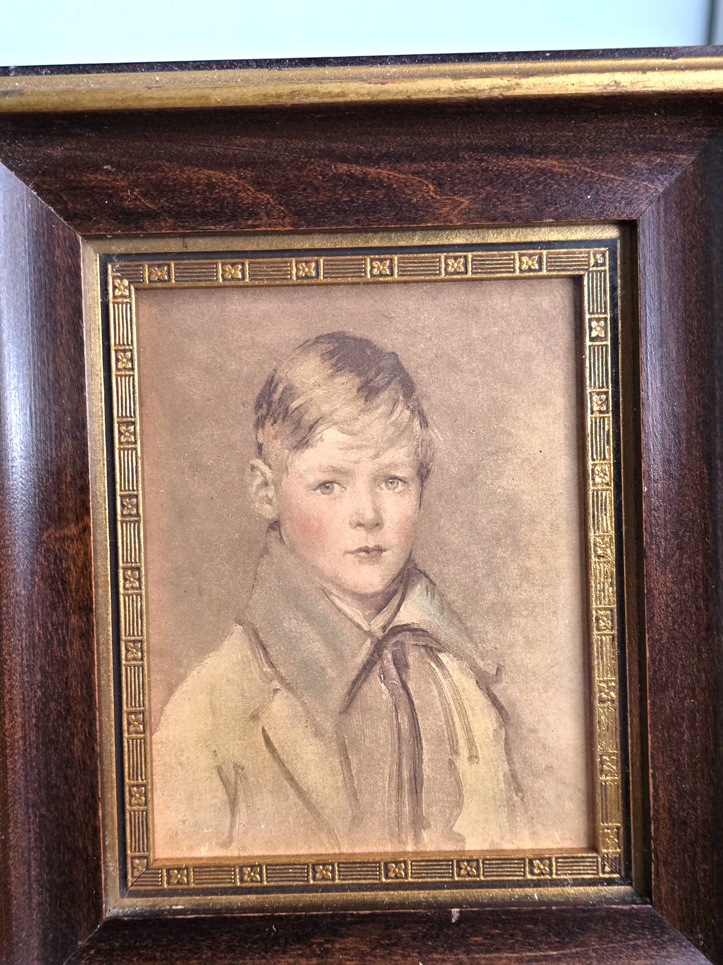 1920s Portrait Peter Print Published by C. &amp; A. Richards Boston, MA