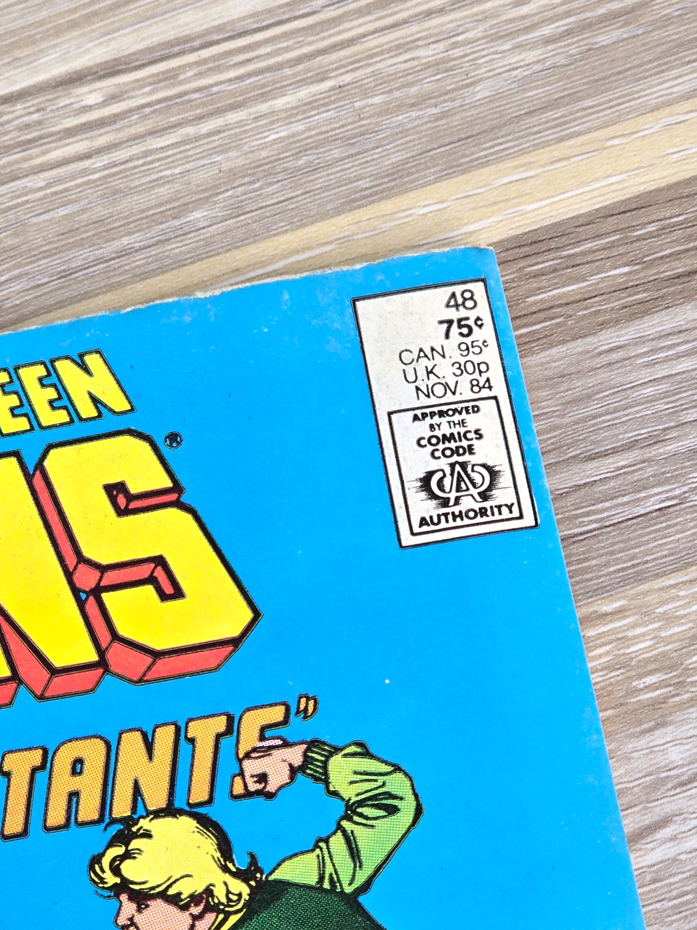 DC Comic Book Titans vs. The Recombatants 1984 November Vol. 48