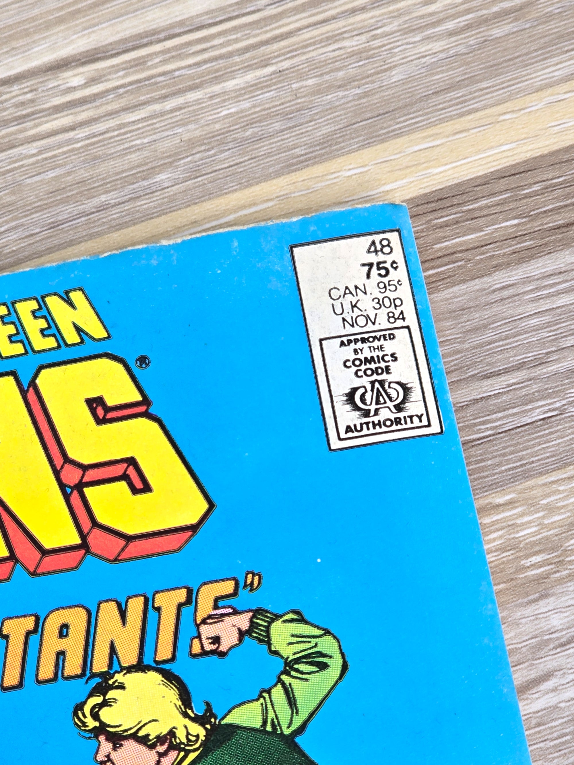 DC Comic Book Titans vs. The Recombatants 1984 November Vol. 48