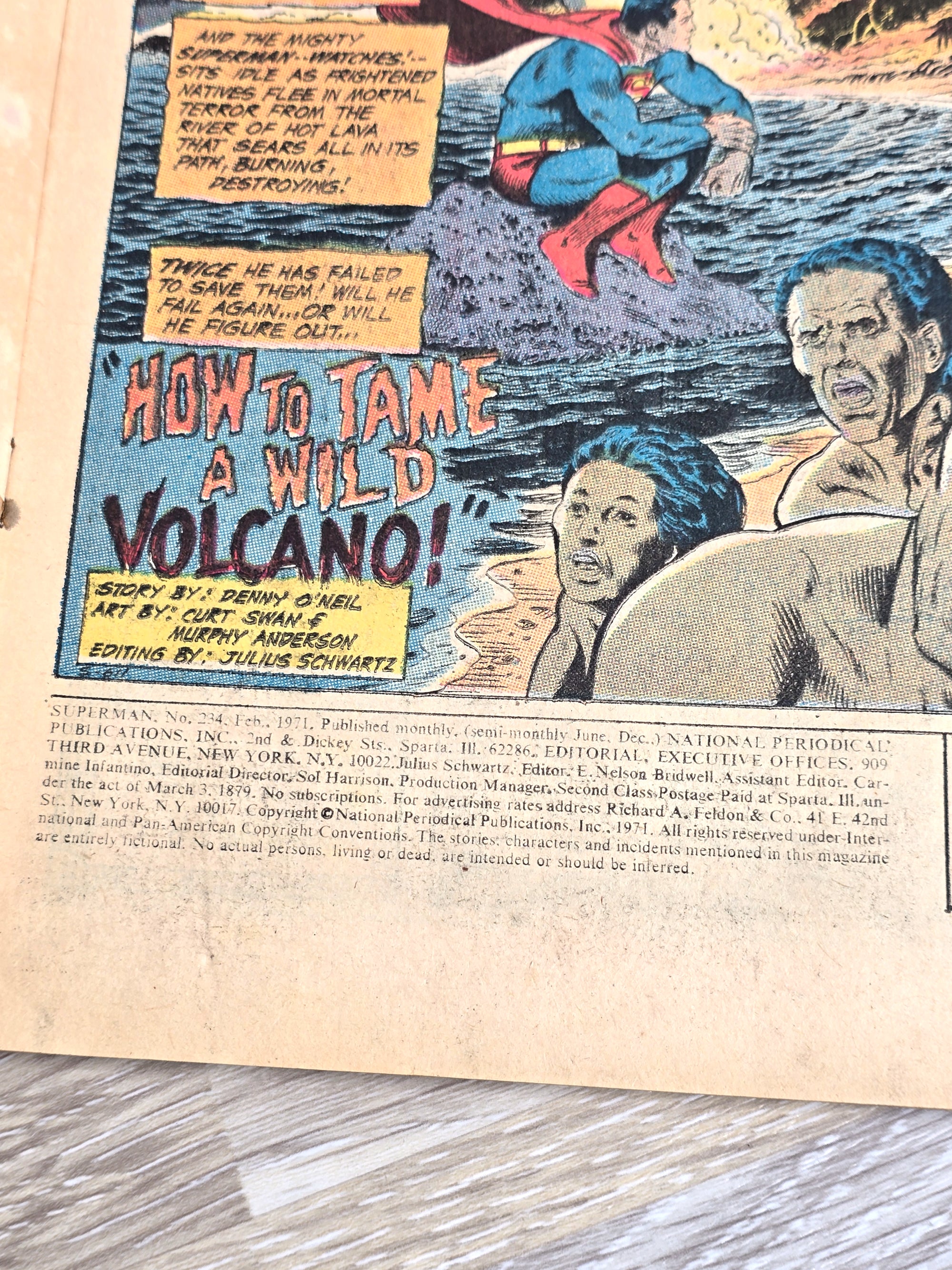 Superman DC Comic Book 1971 February No. 234