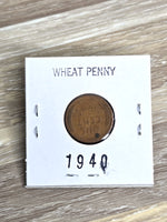 1940 Wheat Penny Coin