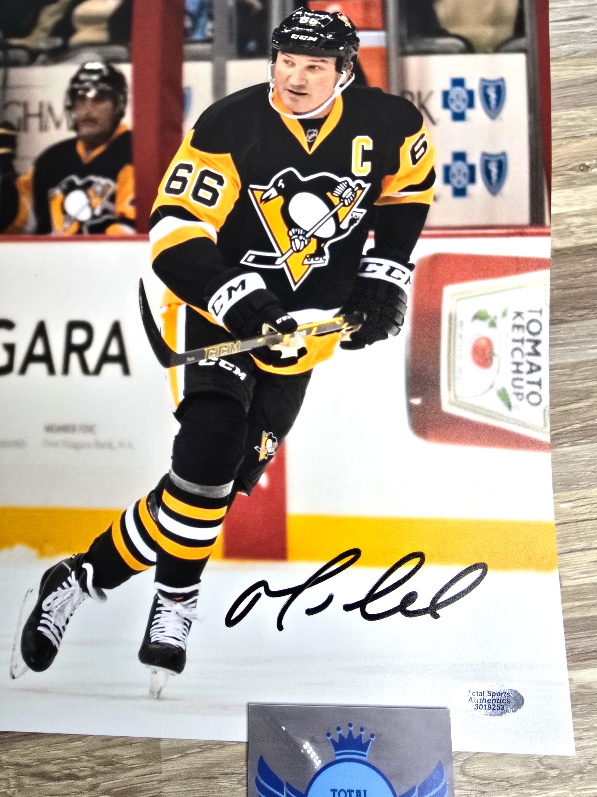 Mario Lemieux NHL Signed Photo with Authentication