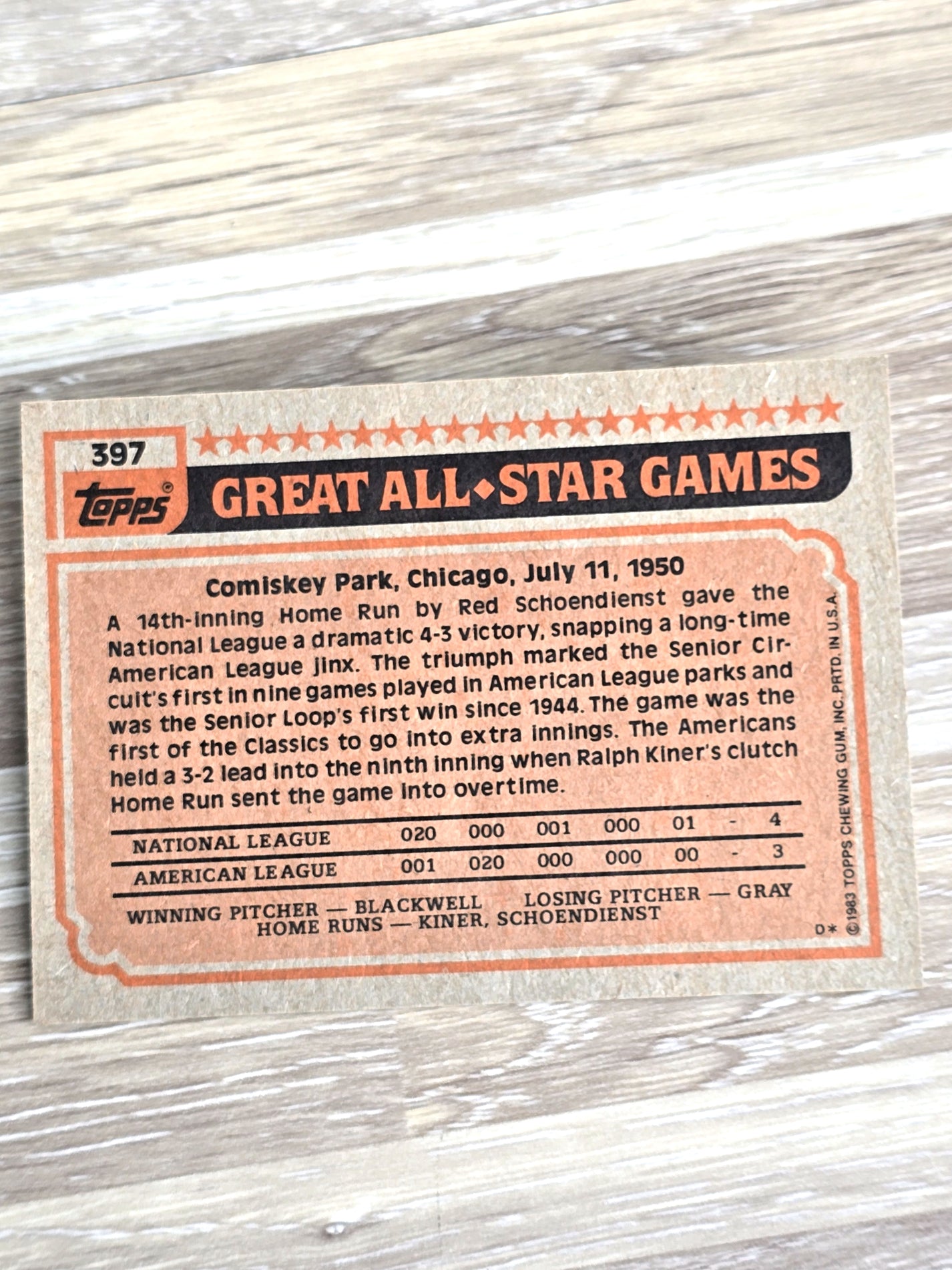 Pete Rose Baseball Card 1983 Topps No. 397